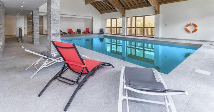 Appt Le Hameau Des Rennes 4 Etoiles Pieds Des Pistes Piscine Interieure Exterieure Apartment Vars  Luaran gambar